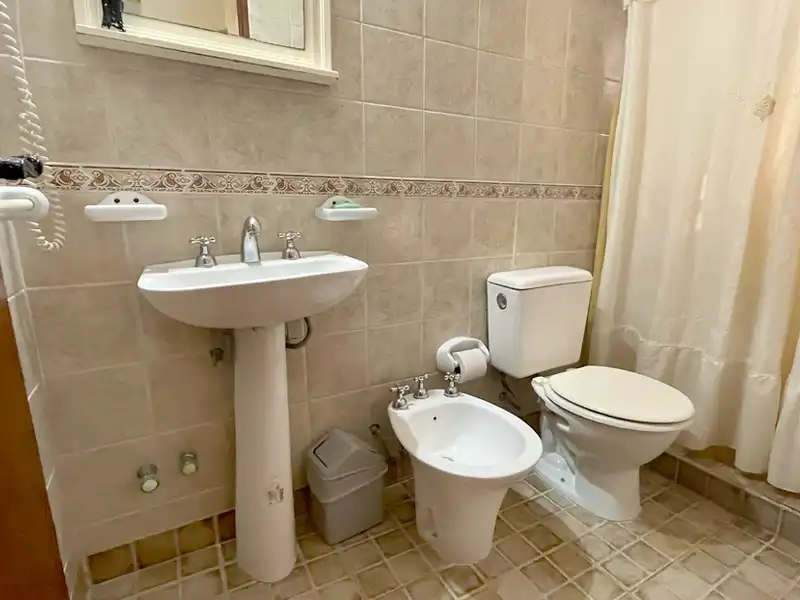 Baño privado completo - Cabaña Standard 4P